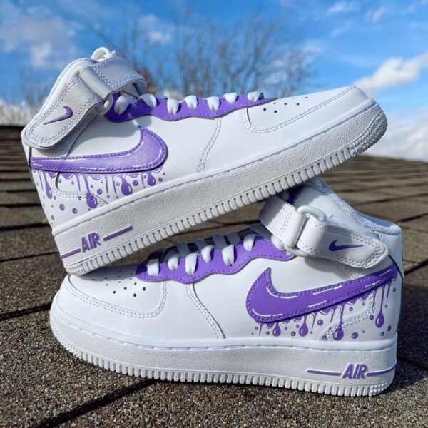 Custom Nike Air Force 1 High/Mid/Low Drippy Shoes Any Colors Custom Available